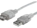 CABLE USB 2.0 EXT. 4.5 MTS MANHATTAN